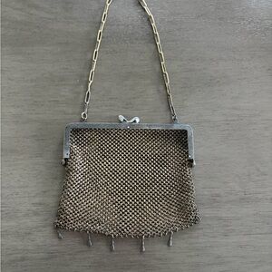 Vintage German Silver Mesh Purse made by HHC Co.